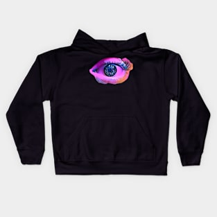 Eye of Seacrest (cropped) Kids Hoodie